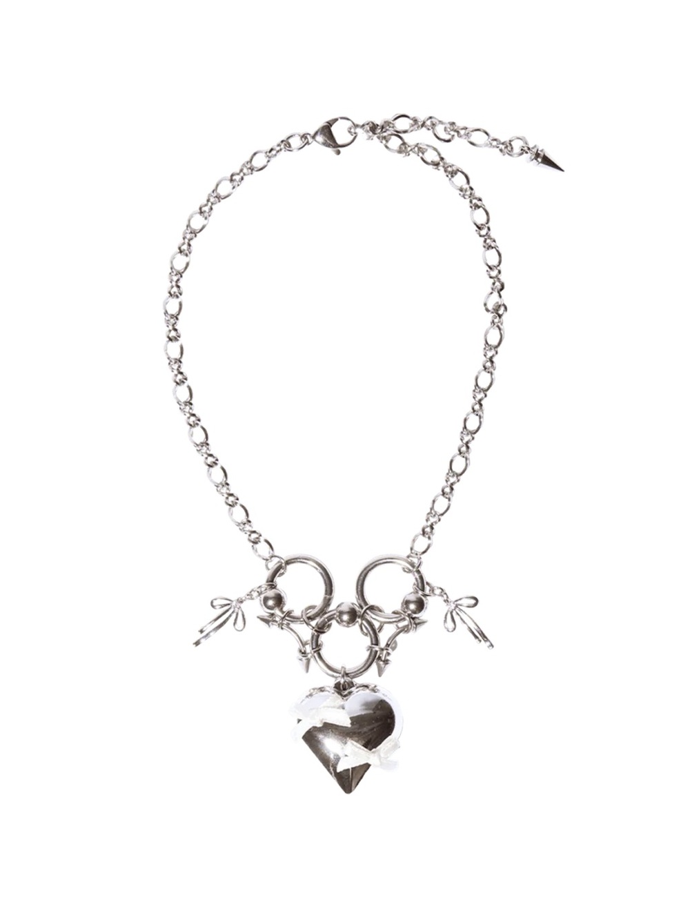 OHT NYC Laced Heart Necklace